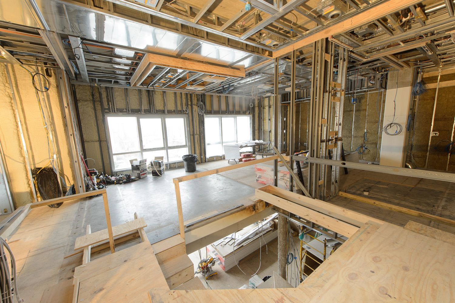 Logan Circle condominium gutted to the structure during renovation